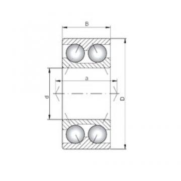 ISO 3314 angular contact ball bearings