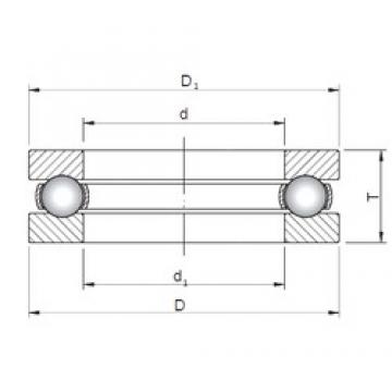 ISO 51120 thrust ball bearings