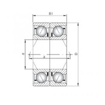 ISO 7319 CDB angular contact ball bearings
