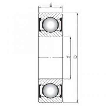 ISO 6215 ZZ deep groove ball bearings