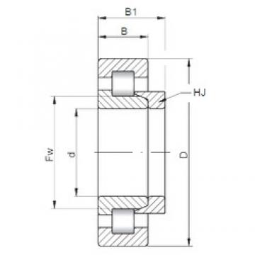 ISO NH2220 cylindrical roller bearings