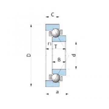 NTN 3TM-SF08A75PX1 angular contact ball bearings