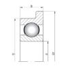 ISO FL617/6 deep groove ball bearings