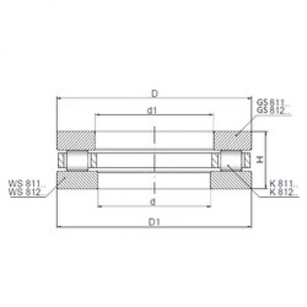 ISO 81156 thrust roller bearings #2 image