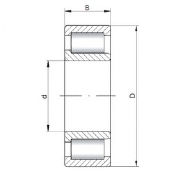 ISO NJF2322 V cylindrical roller bearings #2 image
