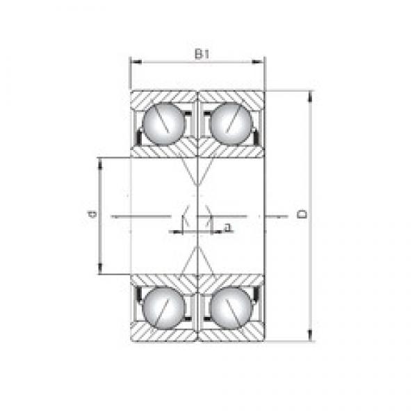 ISO 7208 ADF angular contact ball bearings #2 image