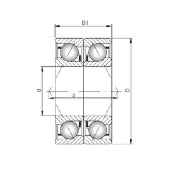 ISO 7319 CDB angular contact ball bearings #2 image