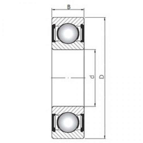 ISO 6028 ZZ deep groove ball bearings #2 image