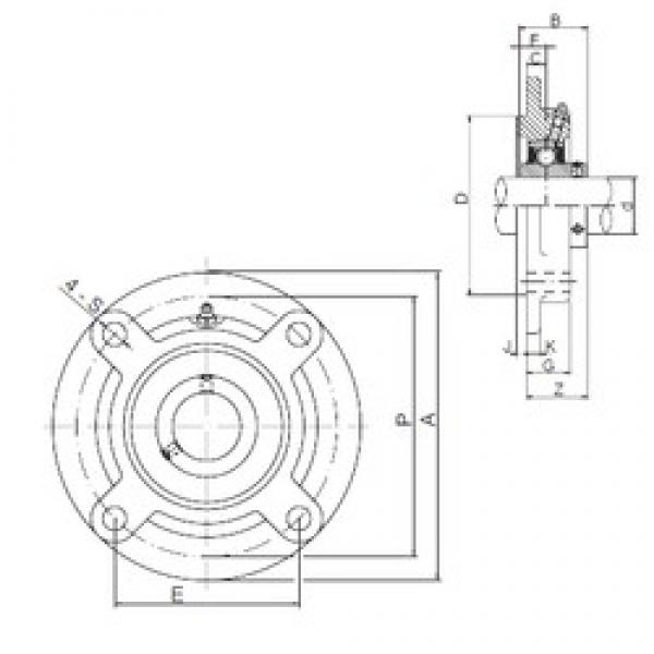 ISO UCFCX08 bearing units #2 image
