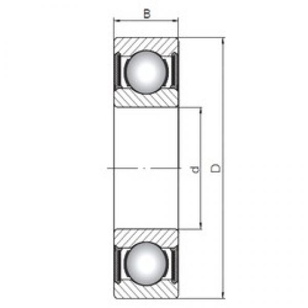 ISO 62/32-2RS deep groove ball bearings #2 image
