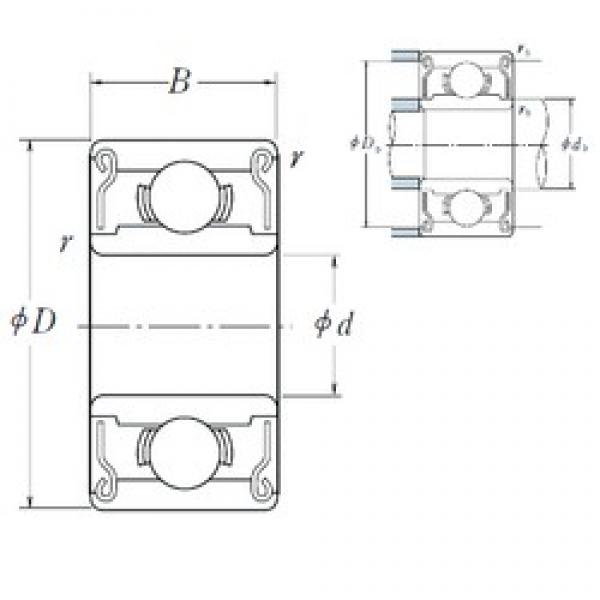 ISO 627ZZ deep groove ball bearings #2 image