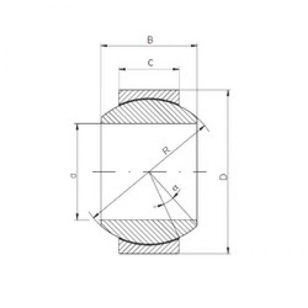 ISO GE 060 HCR-2RS plain bearings #2 image