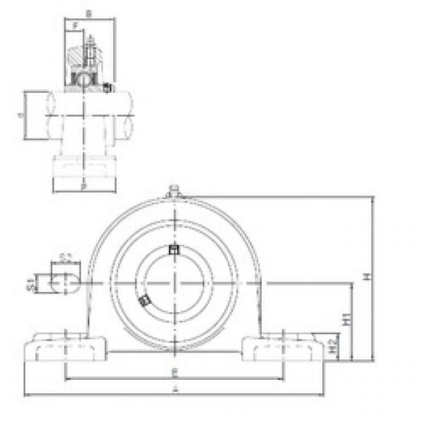 ISO UCP218 bearing units #2 image