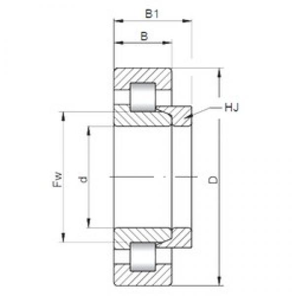 ISO NH2220 cylindrical roller bearings #2 image