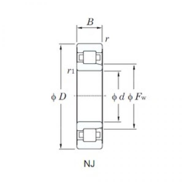NSK J30-16C3 cylindrical roller bearings #2 image