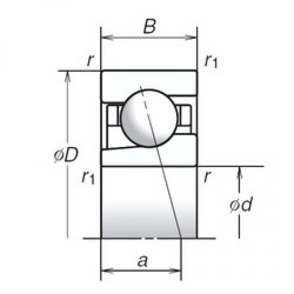 NSK 15BGR19H angular contact ball bearings #2 image