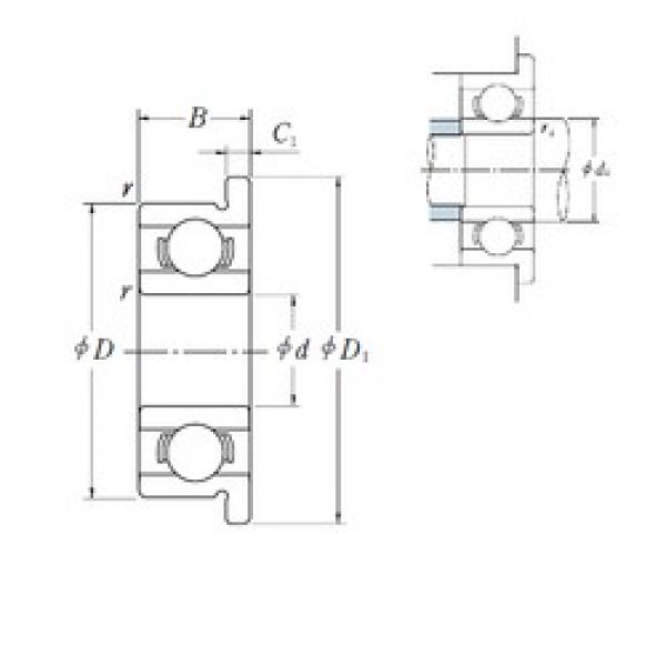 ISO FR1-4 deep groove ball bearings #2 image